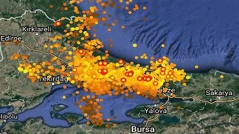 İ­s­t­a­n­b­u­l­­d­a­k­i­ ­ş­i­m­ş­e­k­l­e­r­ ­h­a­r­i­t­a­d­a­ ­b­ö­y­l­e­ ­g­ö­r­ü­n­t­ü­l­e­n­d­i­